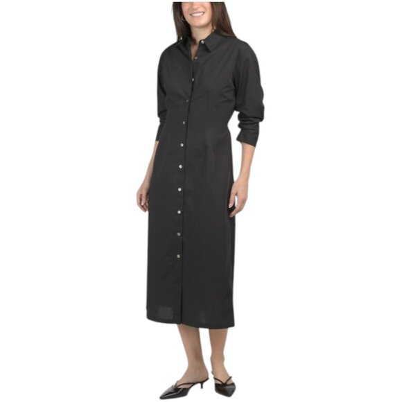 Theory Dresses & Skirts - THEORY Fixed Sleeve Leek Midi Dress